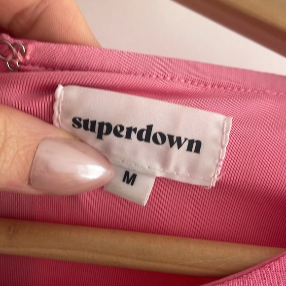 Bodycon Pink Keyhole Mini Dress - Picture 6 of 6